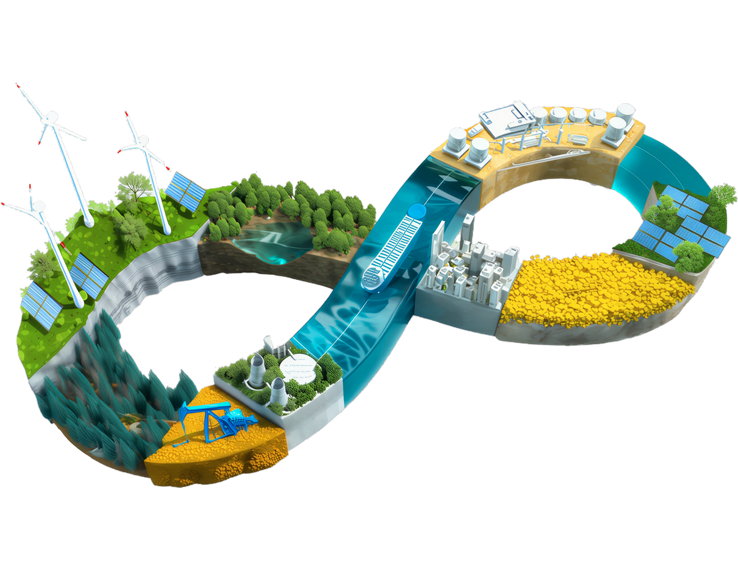 illustration illustrant les secteurs d'Impact Job Days