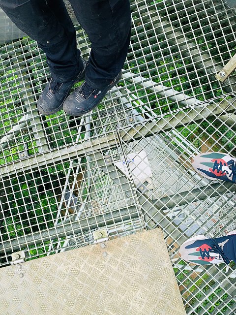 la tour vue en plongée